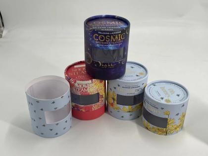 OEM et ODM Round Paper Can Kraft Paper Tea Food Cosmetics Packaging Creative Paper Tube à vendre