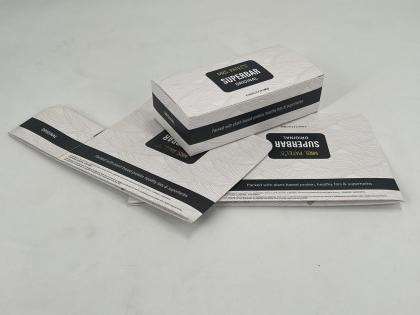 OEM et ODM Luxury Folding Gift Box Classic Black Large Presentation Cosmetic Hamper Box à vendre