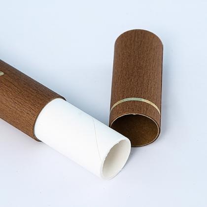 Special Paper Colored Gold-embossed Round Paper Can